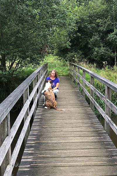 Susanna Roefs en hond Kylo